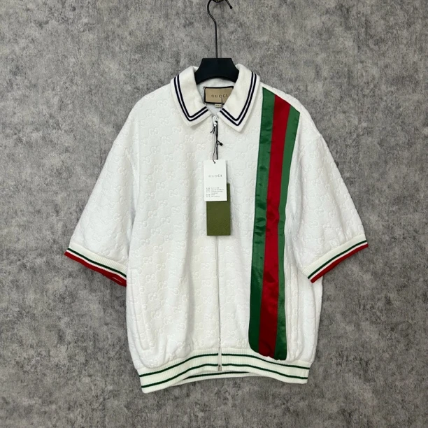 未使用 GUCCI/古驰 白色满印半袖上衣
