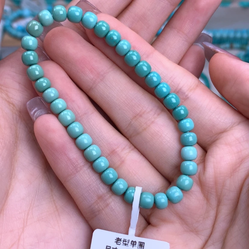 【闪购商品】绿松石未镶嵌老型手串5,5