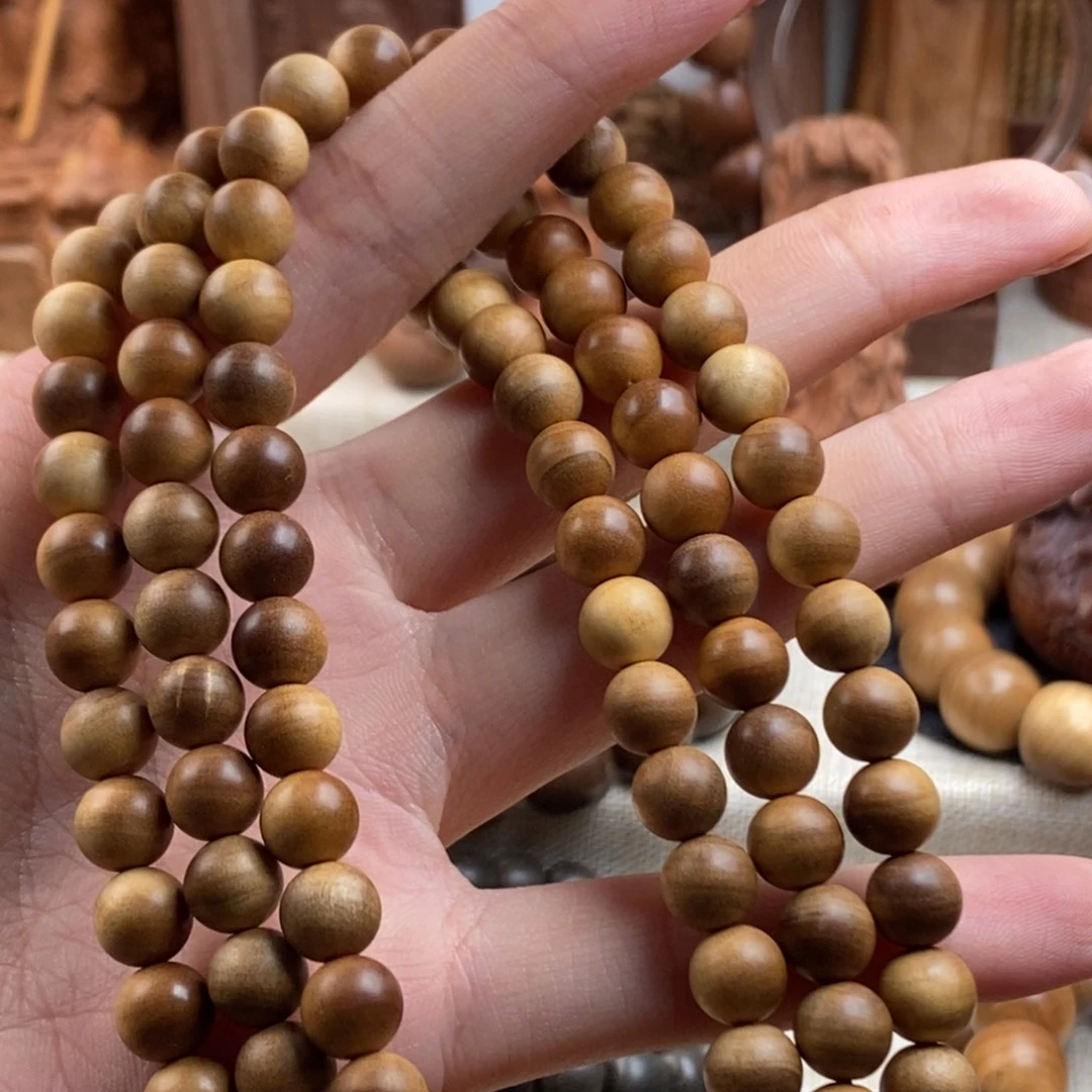 手串/手链檀香木迈索尔，老山檀香，奶香08