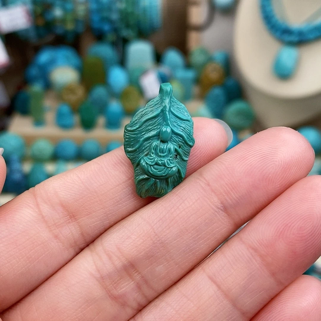 绿松石珠宝奇石未镶嵌