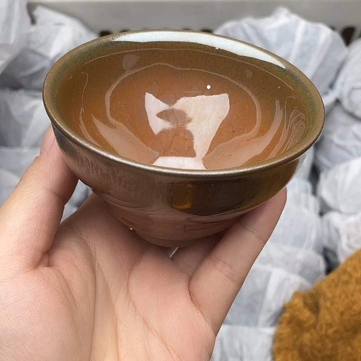 茶盏建窑建盏主人杯