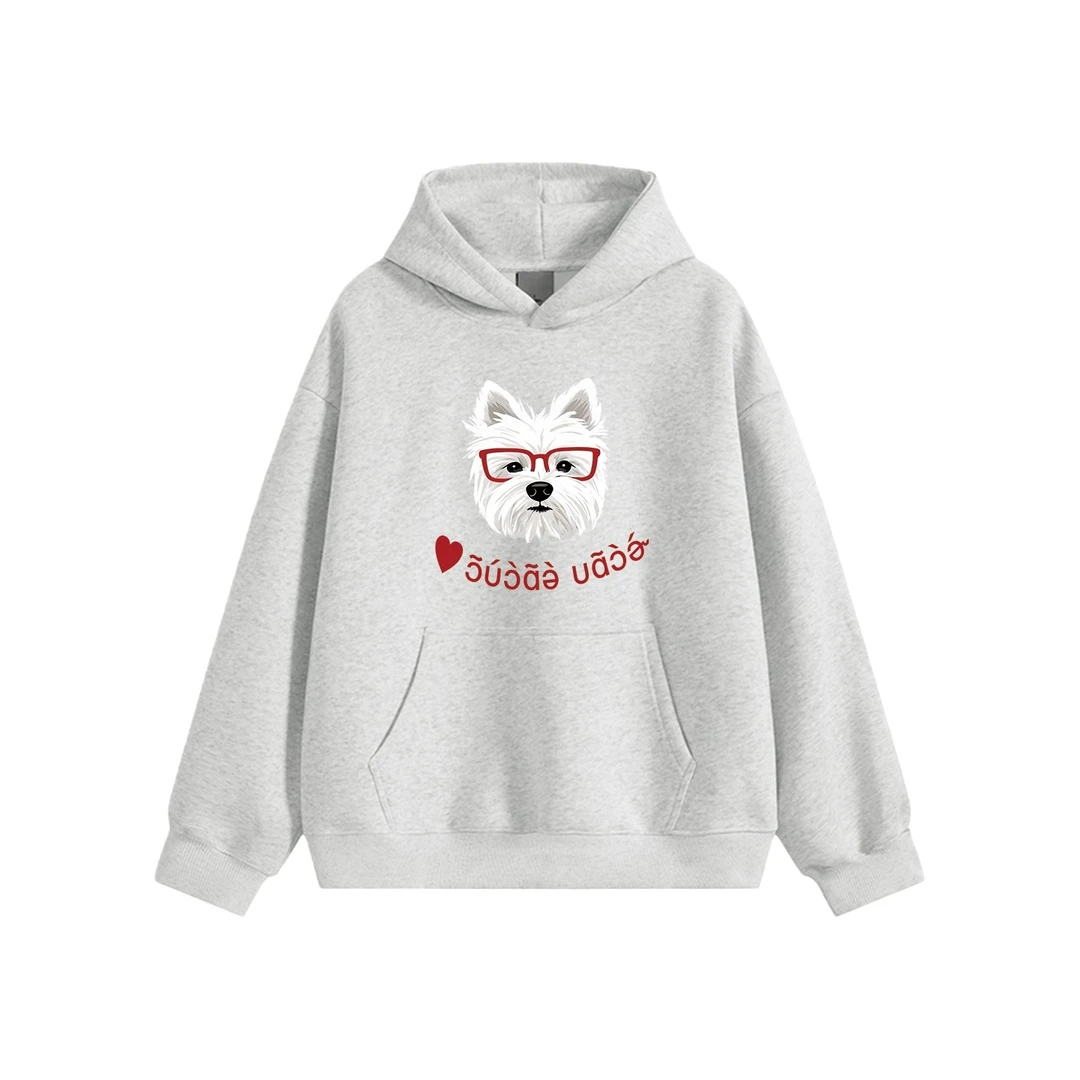 凯颂加大码300斤韩系学院风卡通潮流卫衣男女秋冬季宽松显瘦上衣