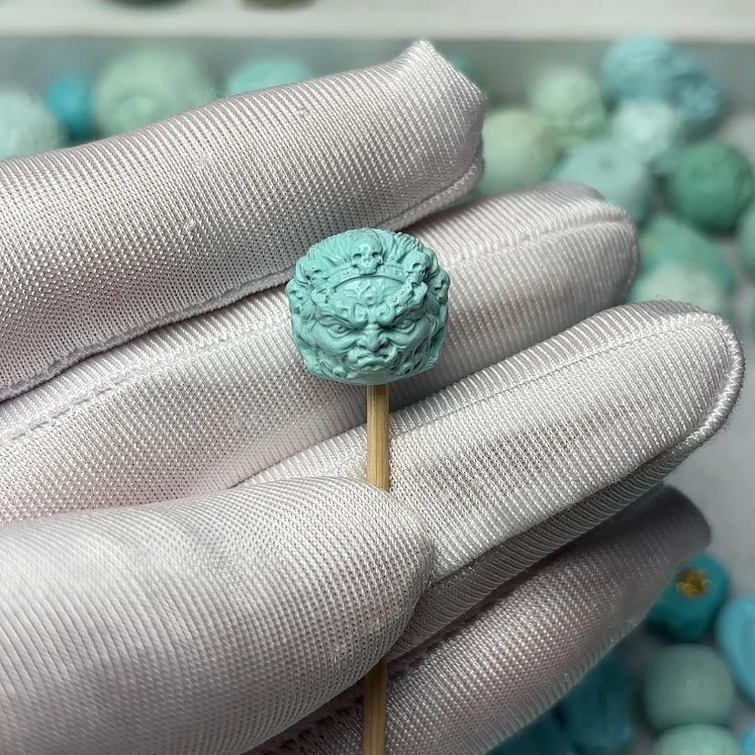 绿松石珠宝半成品未镶嵌