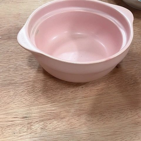 微瑕，明火，口径16，高6变形针孔拖釉粉