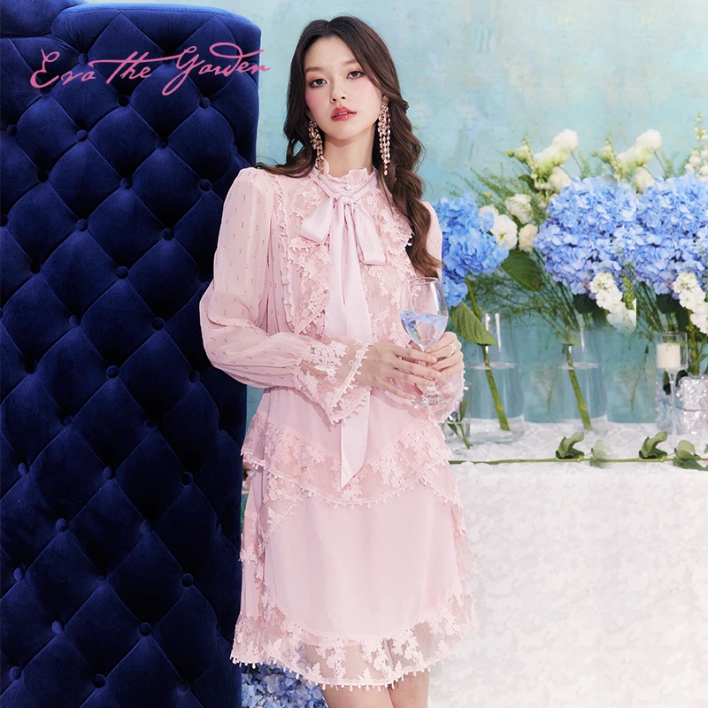 【诗语专属】EVA OUXIU/伊华欧秀连衣裙530AQ0016