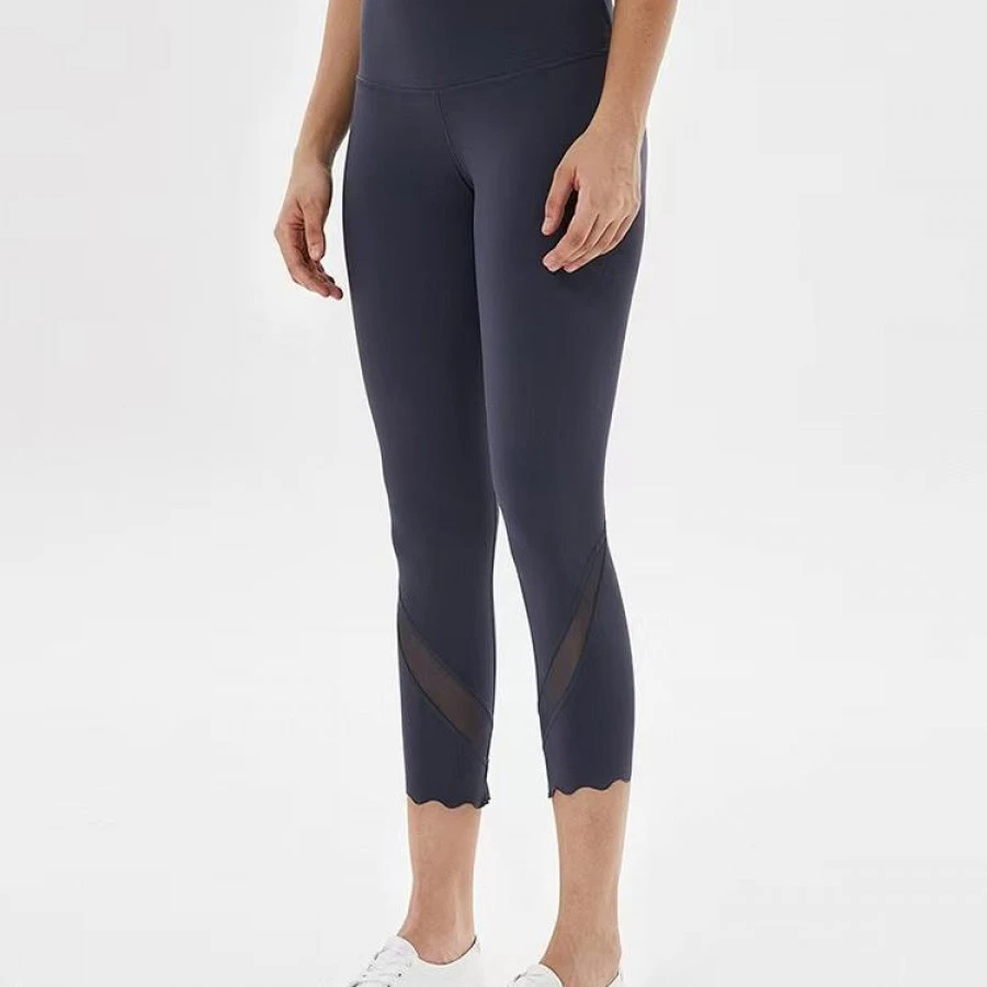 {断码特价}夏季网纱拼接七分裤KZ-7