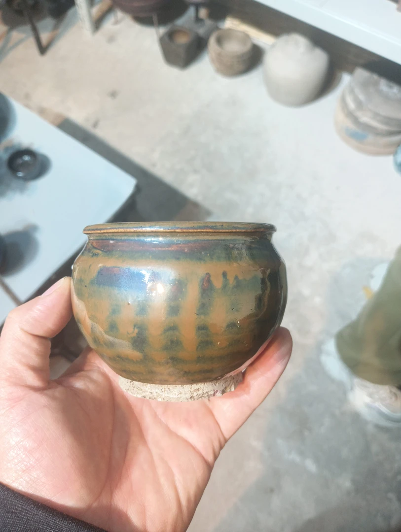 磁州窑罐子，完完整整