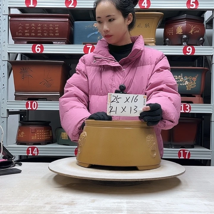 紫砂花盆紫砂花盆