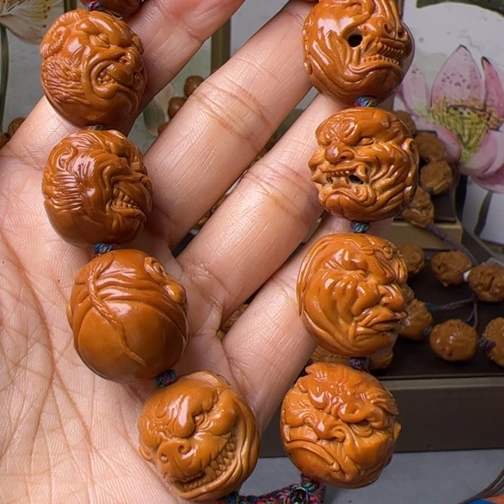 连***累橄榄核手串/手链橄榄核