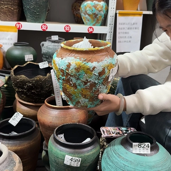 93彩绘高度20口径14
