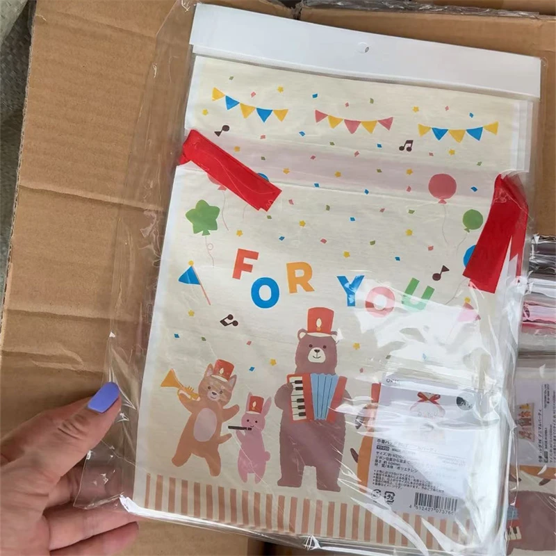 1包10个快乐小熊束口收纳袋21X28CM NO.退.NO换
