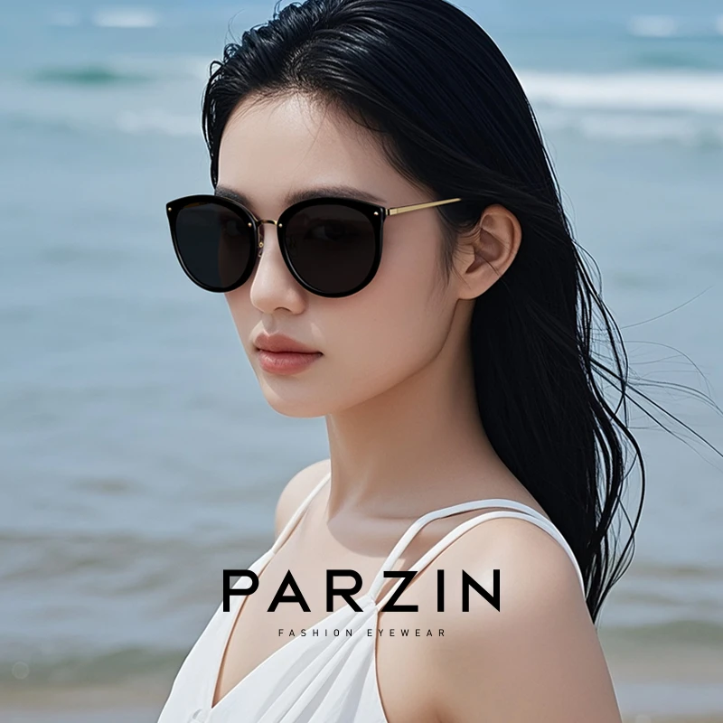 帕森偏光墨镜女简约百搭复古女士太阳镜开车驾驶镜防紫外线PZ9868