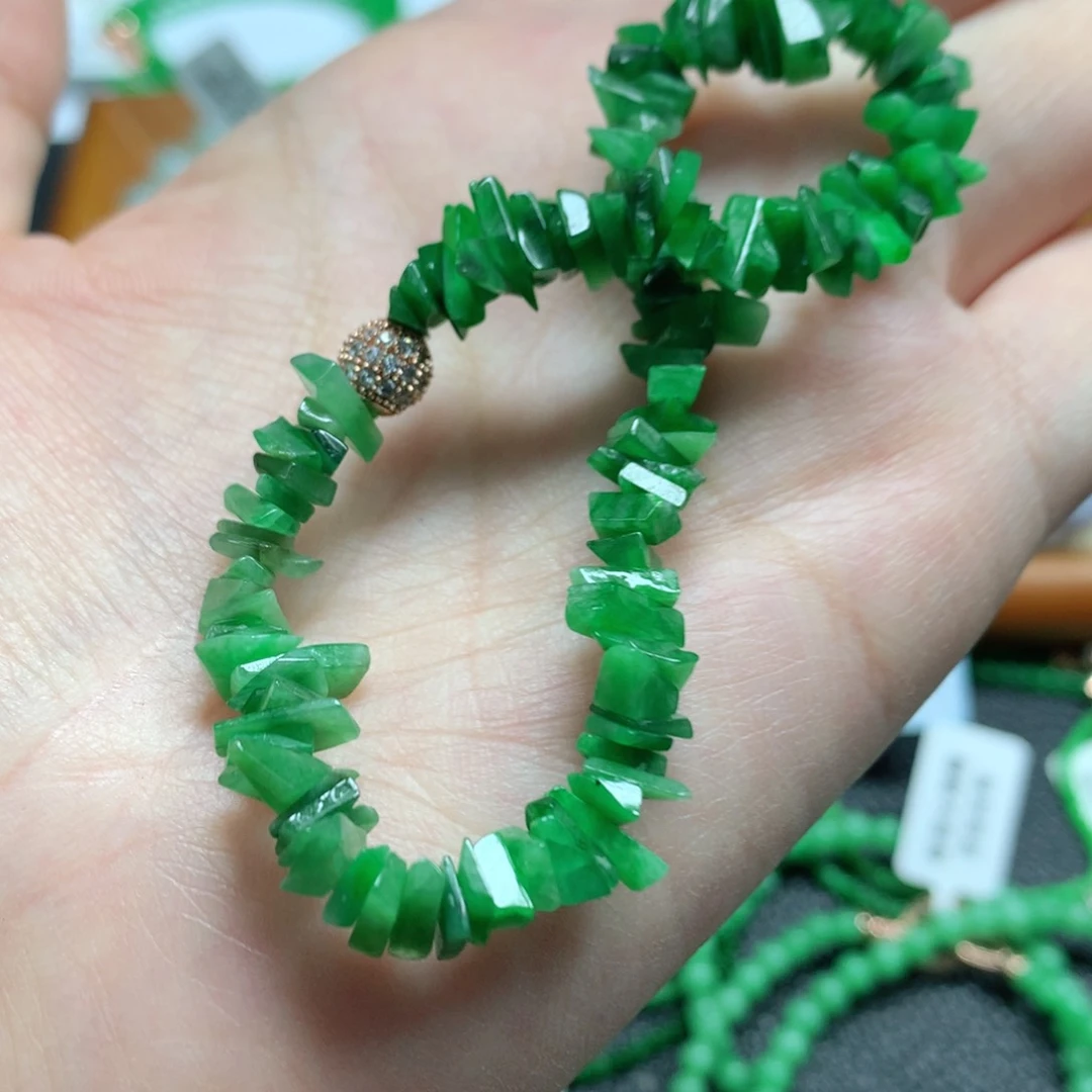 未镶嵌手链翡翠翡翠