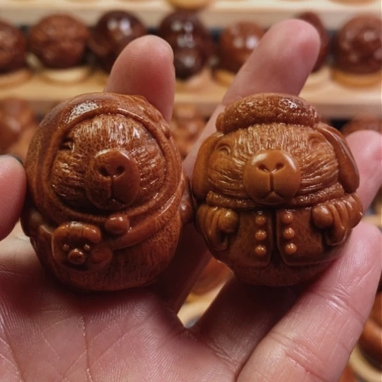 橄榄核手串/手链╭**哼卡皮一对