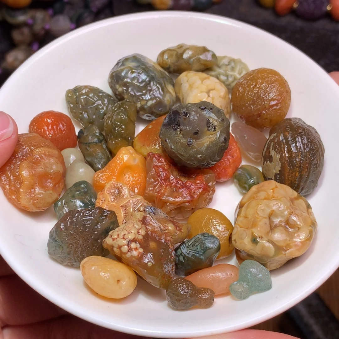 未镶嵌玛瑙/玉髓珠宝半成品