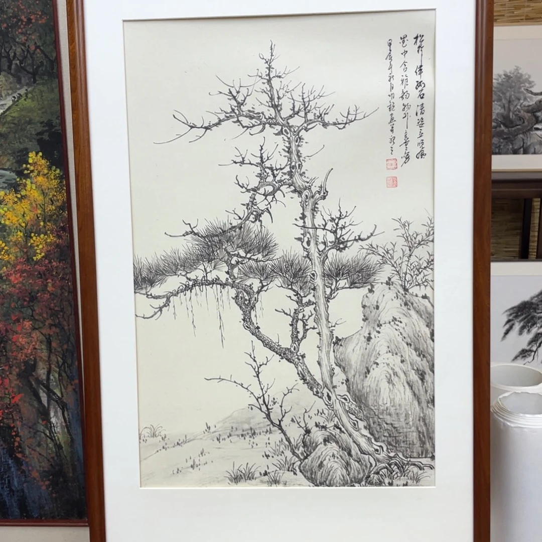 国画手绘国画，精品仿古山水