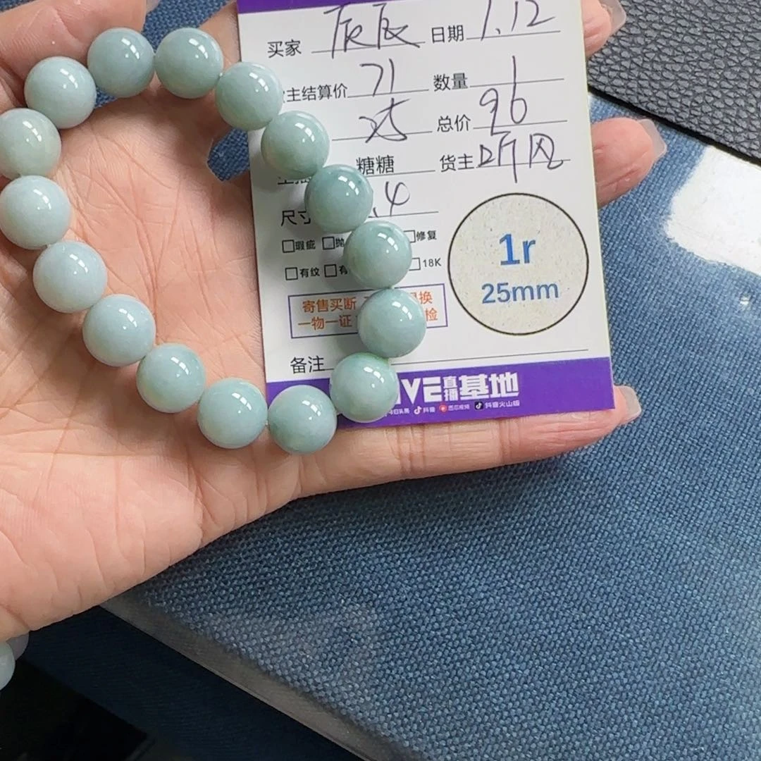 翡翠颈饰未镶嵌辰**～