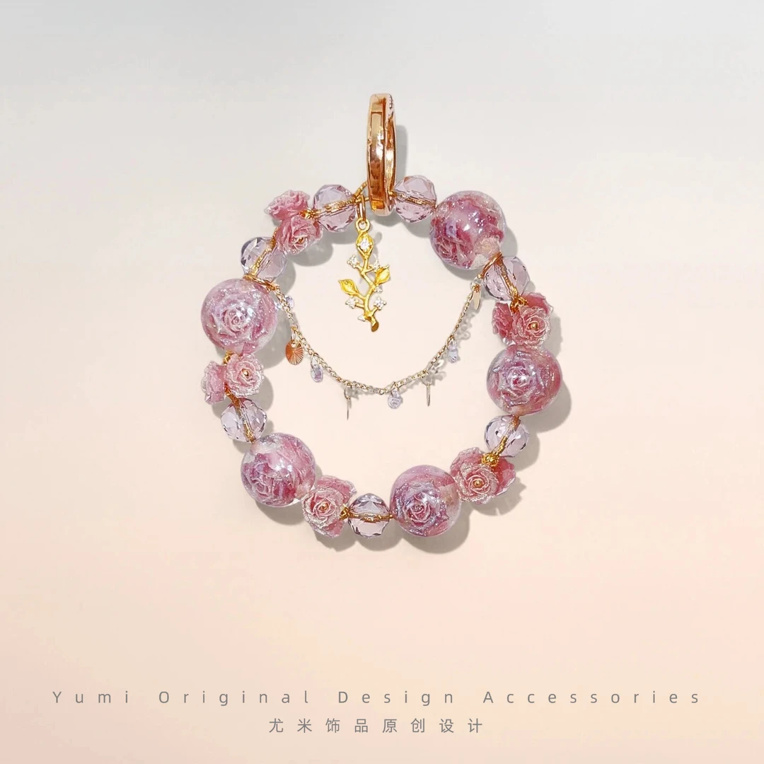 尤米原创设计手机链高端女款防丢手机挂链绳节日百搭礼物L1986