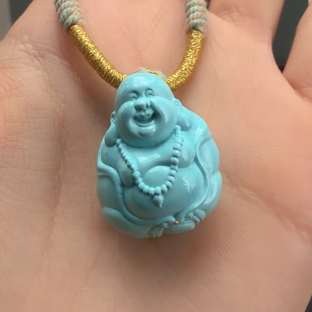 绿松石未镶嵌颈饰