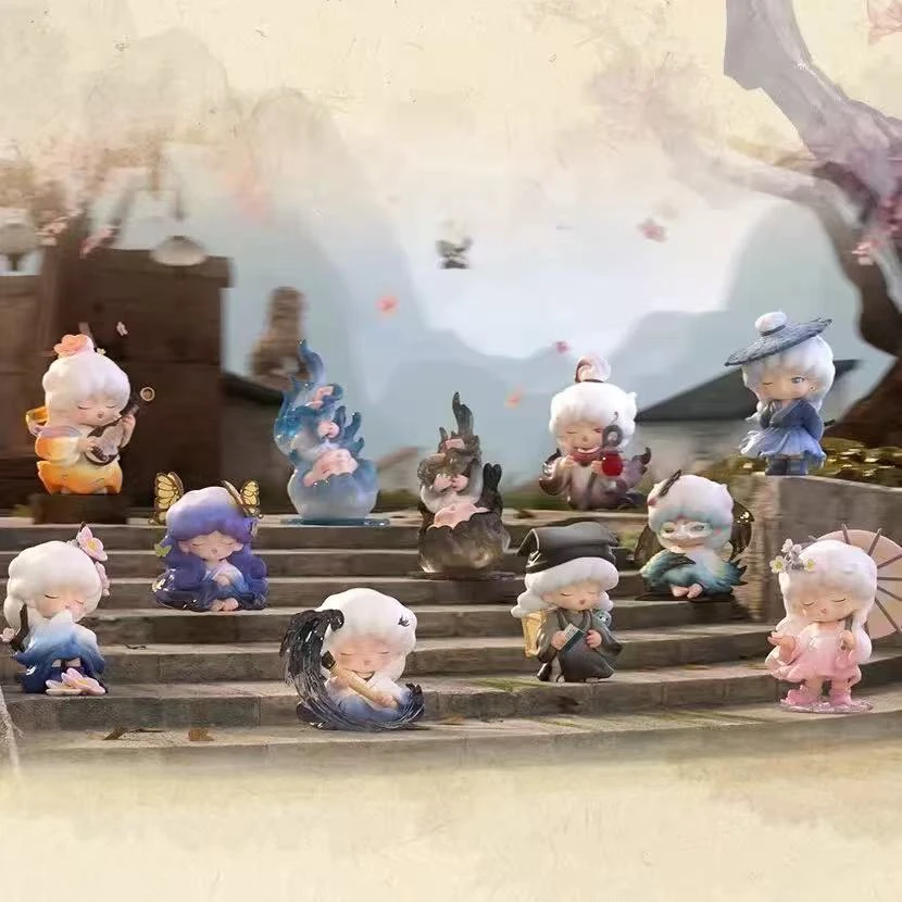 【拆盒】YUMO云梦志异系列盲盒潮玩国风手办