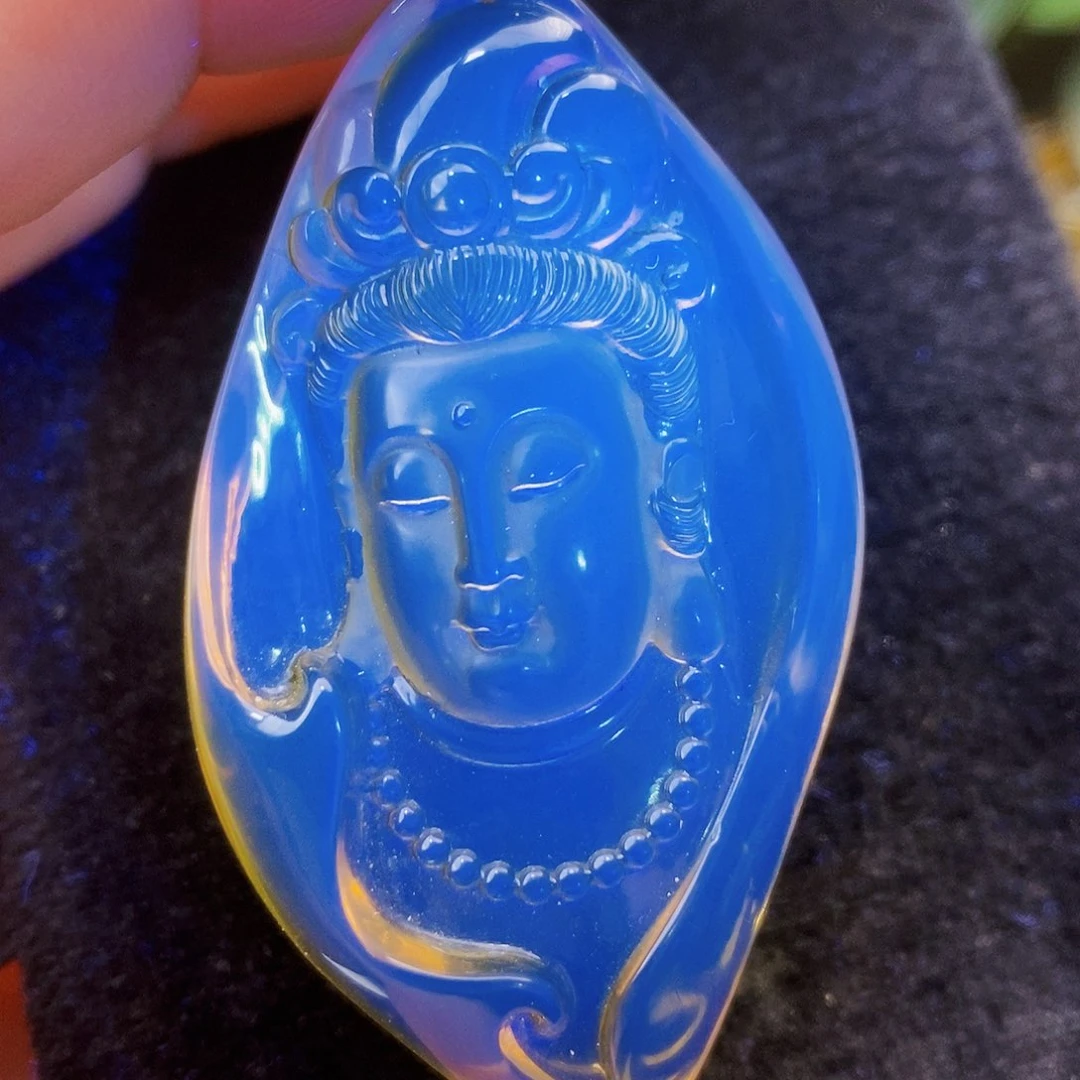 【闪购商品】蓝珀吊坠(不含链)未镶嵌