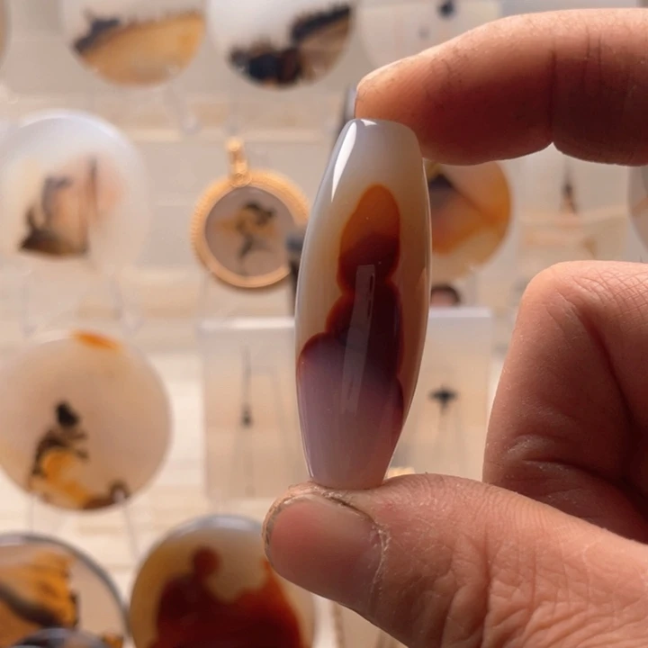 未镶嵌吊坠(不含链)玛瑙/玉髓