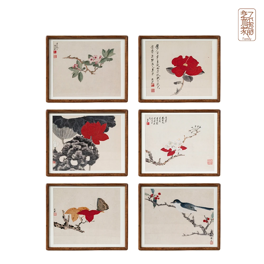 0-15版《工笔花鸟册》高精复原画 摆件
