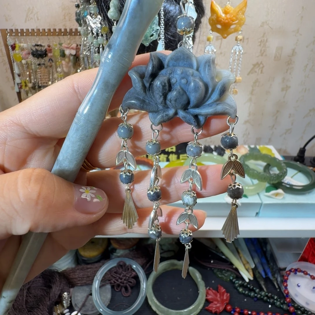 岫玉未镶嵌发簪福利款