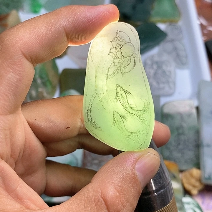 未镶嵌定制翡翠天然翡翠裸石包工