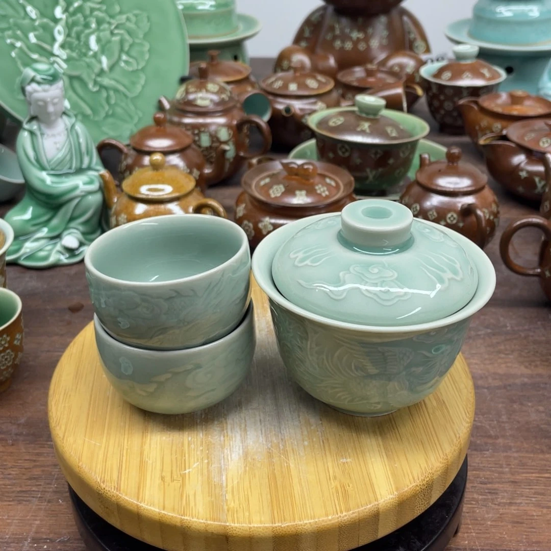 微瑕特价一盖碗两杯