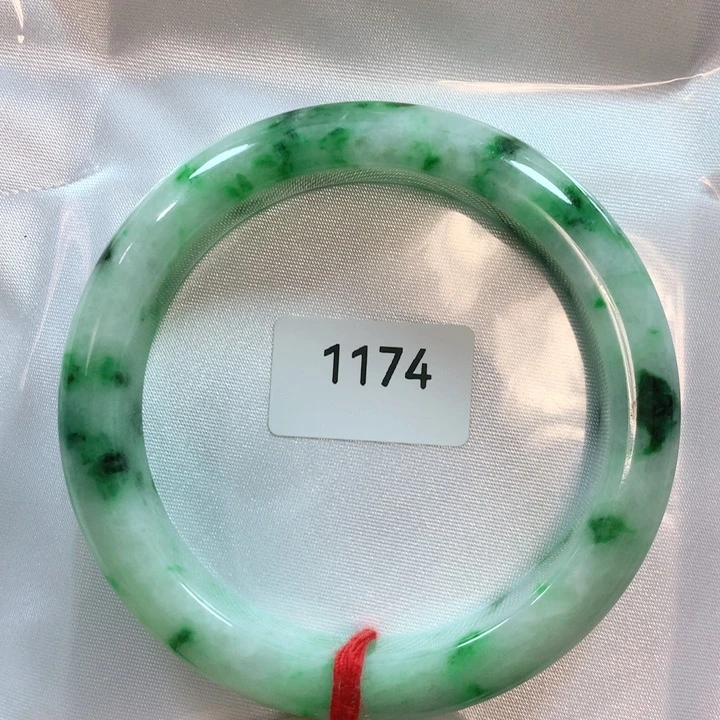 翡翠手镯未镶嵌天然翡翠手镯55