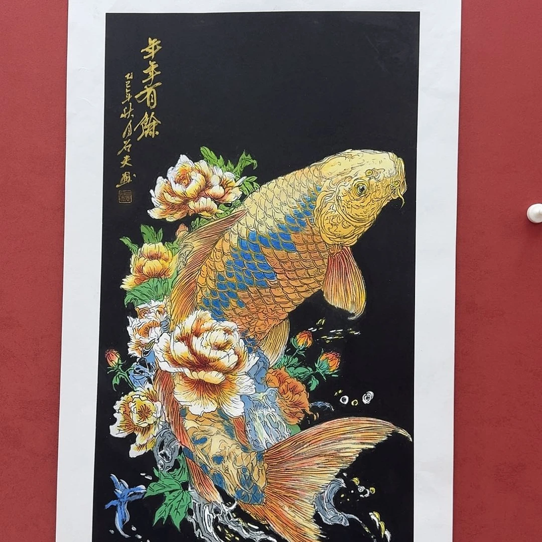 国画国画作品欣赏 100*50