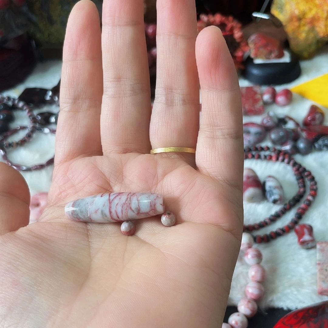 自***强天然辰砂福利朱砂吊坠