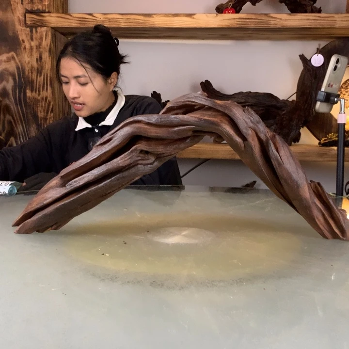 ****二天然的云南紫柚木会黄水