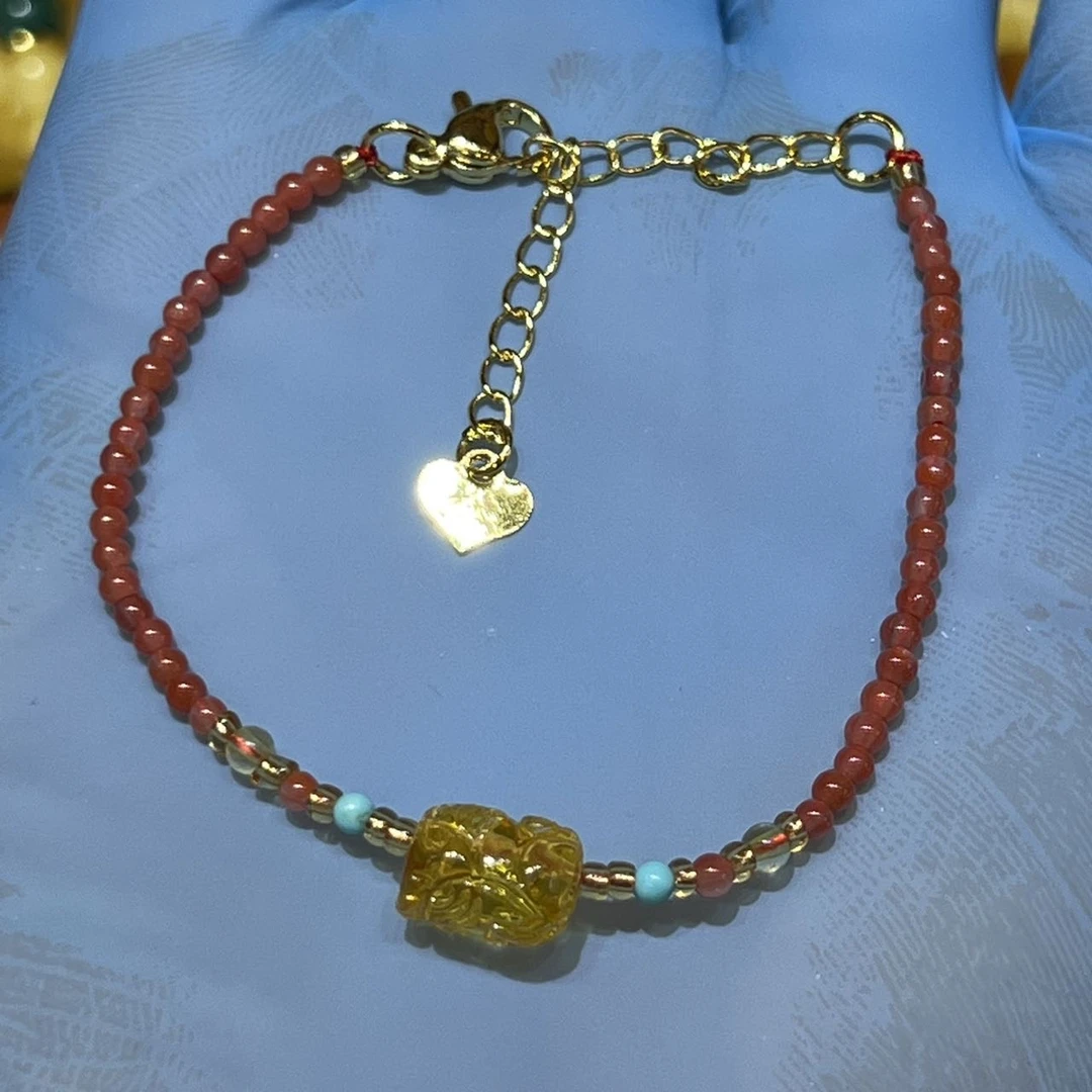 【佳哥推荐】J24382-貔貅手链-尺寸7+-7+