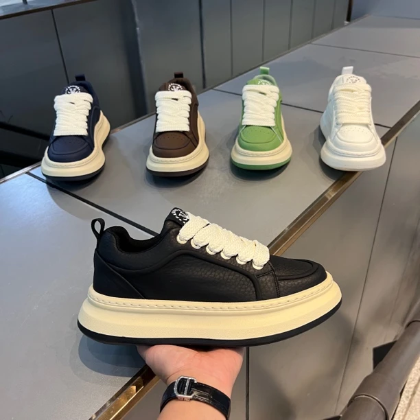 春夏新款DL潮拼色透气低帮运动舒适帅气潮流时尚休闲男鞋(皮鞋码)