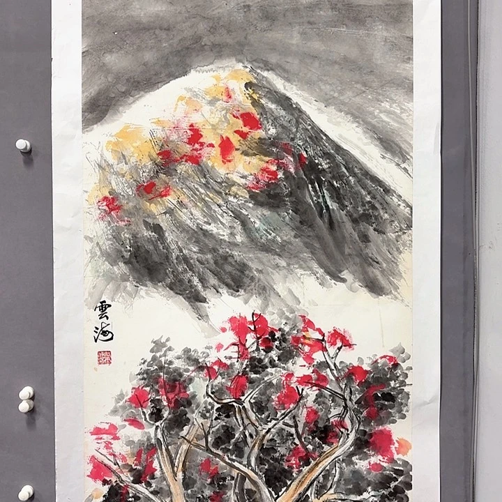 国画亲笔手绘放心去藏