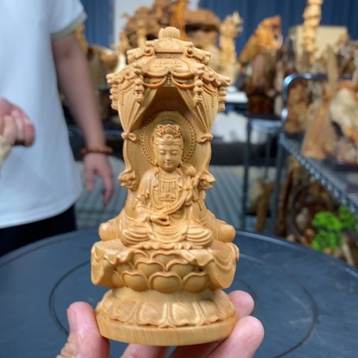 柏木（崖柏）西方三佛