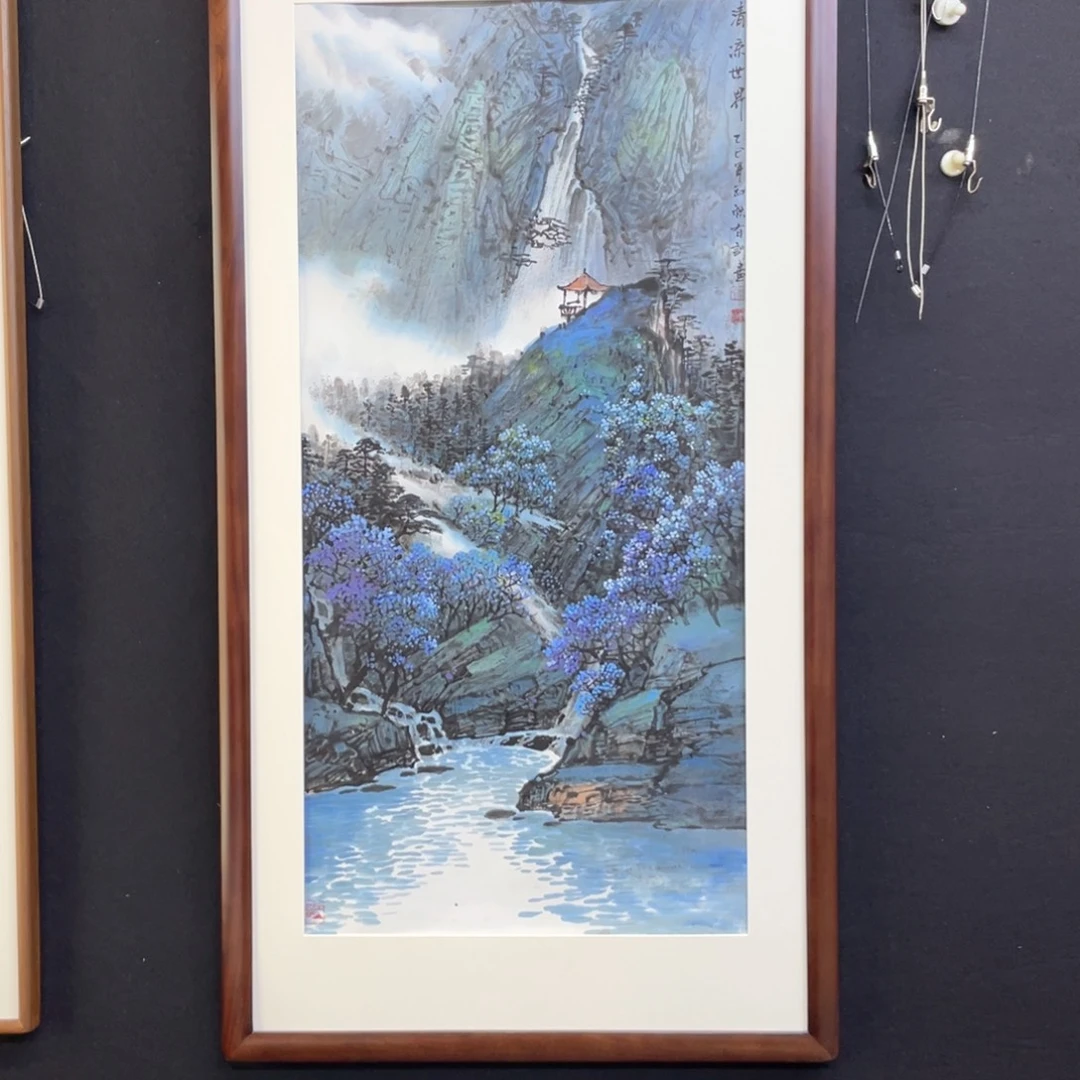 国画国画作品精品山水，画心