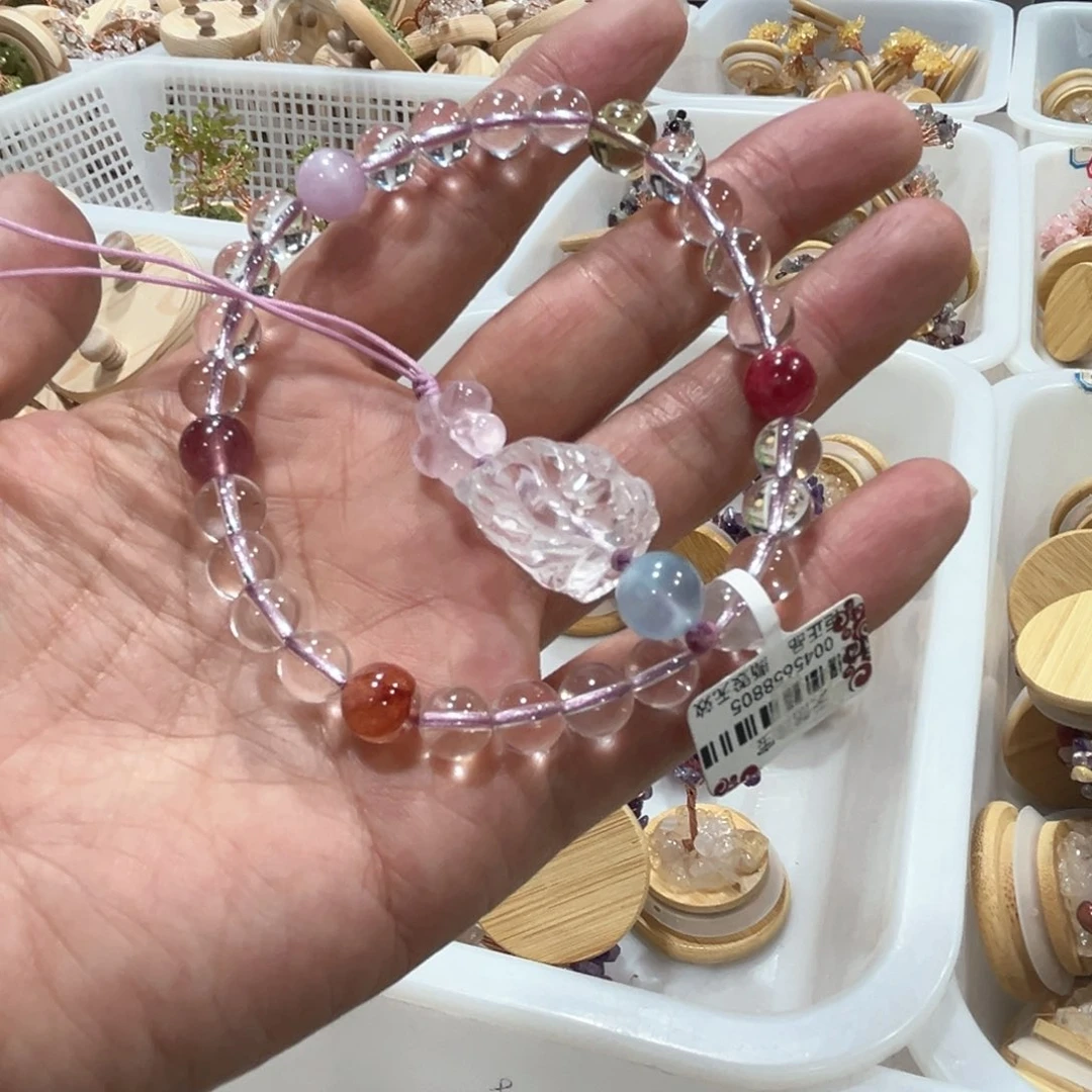 水晶手链未镶嵌手机挂