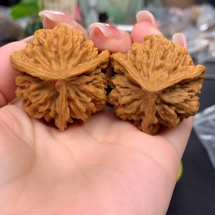 文玩核桃吊坠腊*40三棱