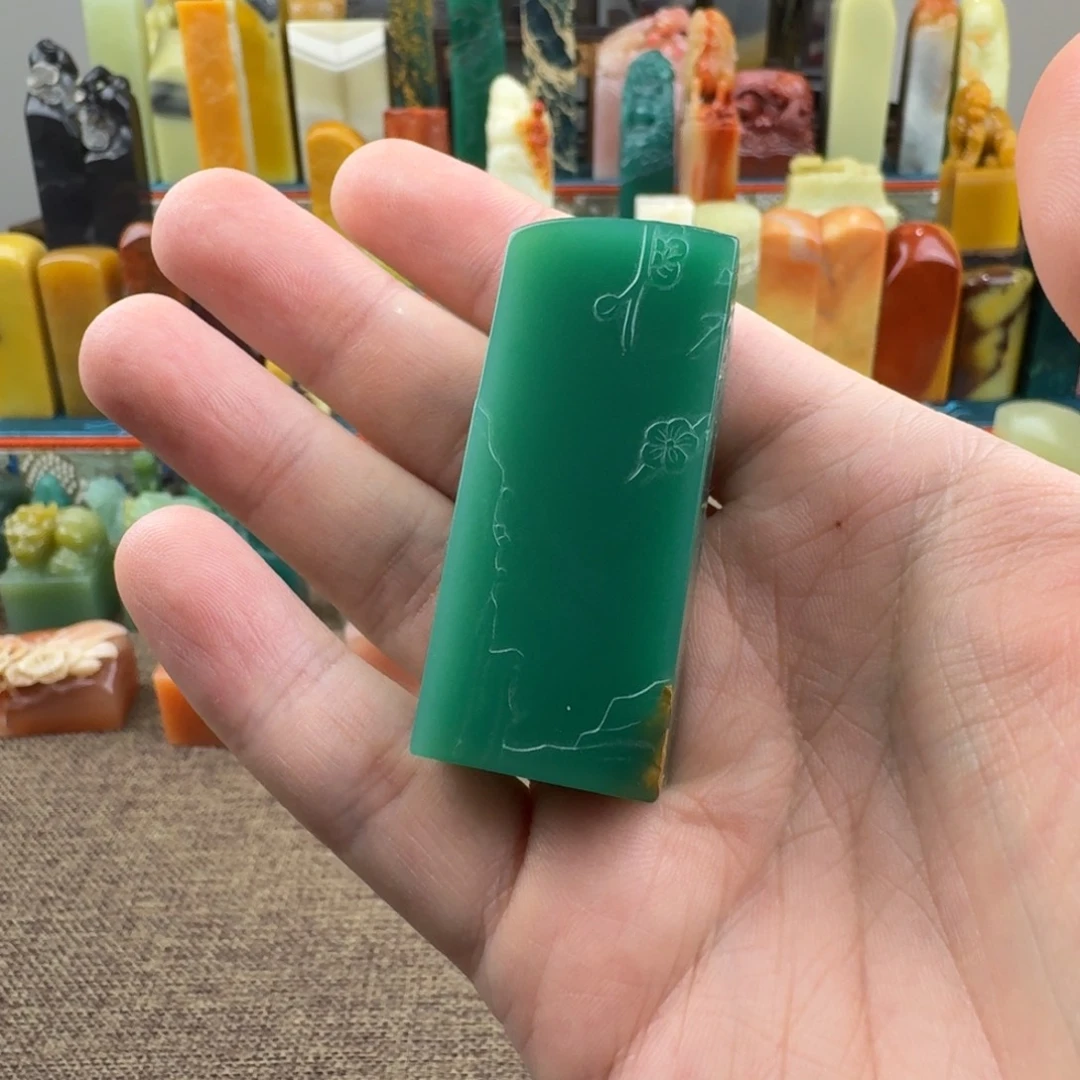 橘***人寿山石印石白水河140