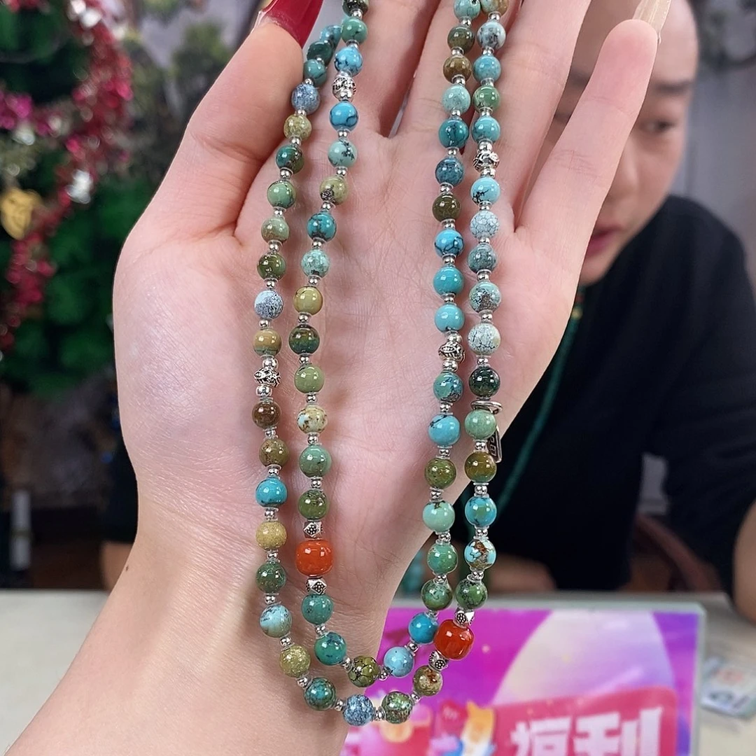 绿松石银S925镶嵌珠宝奇石