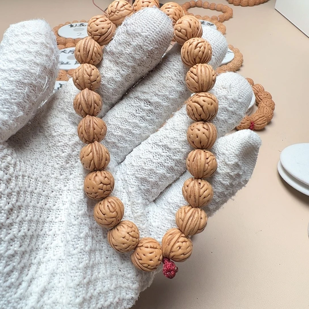 皮***宝桃核手串1.2大肠纹