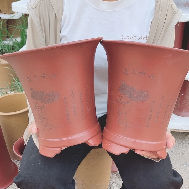 紫砂花盆宜兴紫砂精品花盆