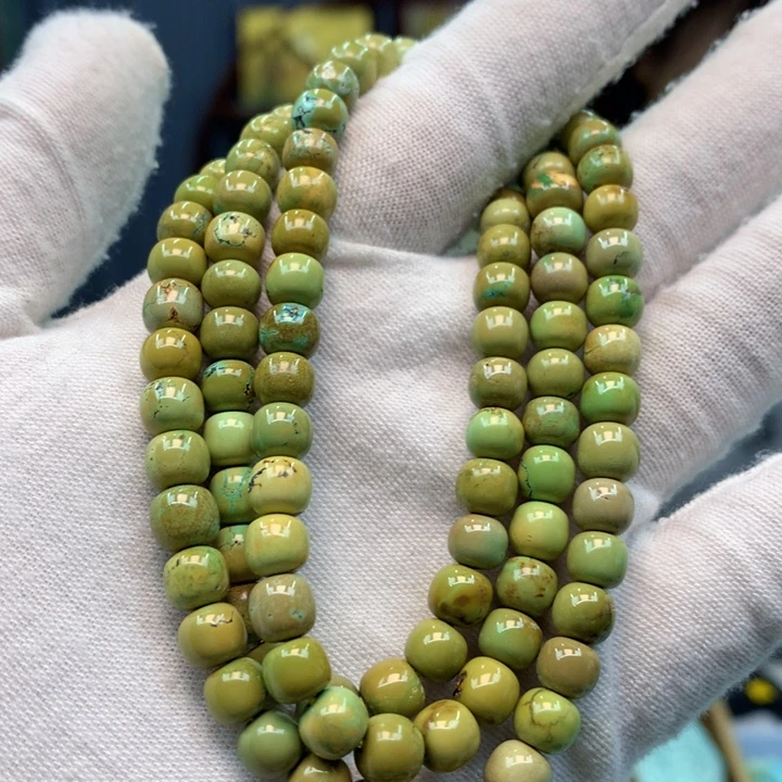 绿松石未镶嵌长链卡6.6