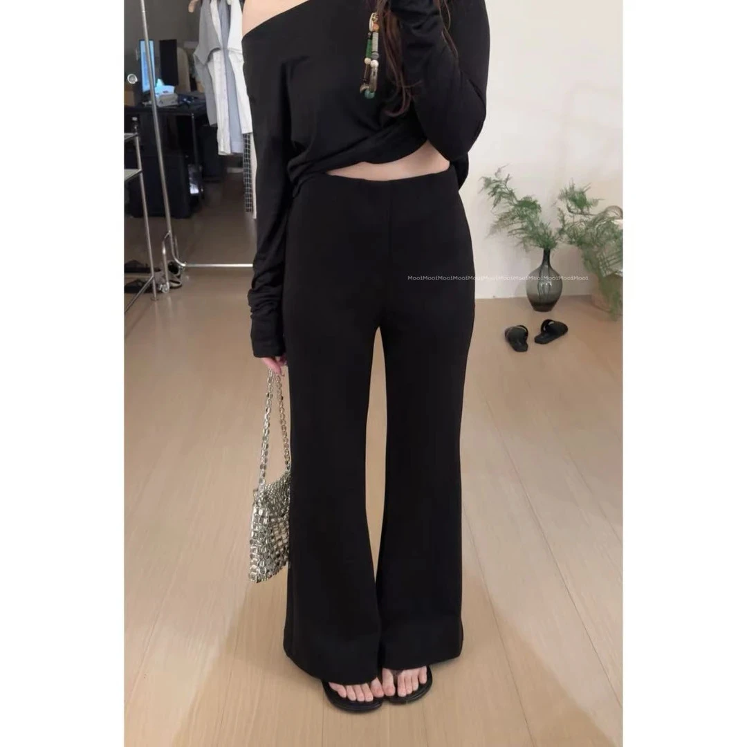 【金咕咕】大码女装胖mm春夏新款小众设计感休闲裤修身显瘦裤子