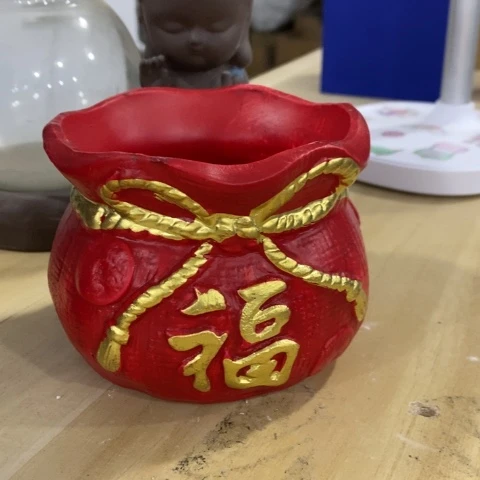 陶瓷小红色福袋3133131313