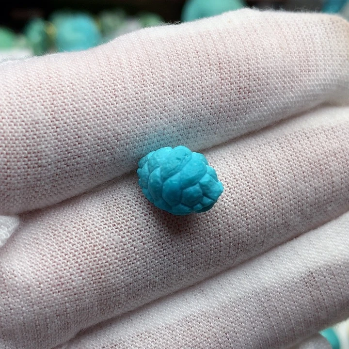 绿松石未镶嵌珠宝奇石8.8mm