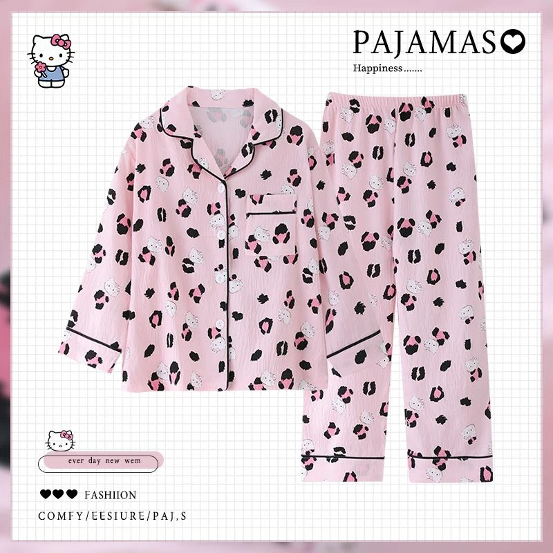 儿童睡衣云朵棉春秋季长袖公主风女童2025新款夏款可爱家居服套装